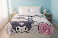 Kids Premium Kuromi Ultra Soft Fleece Blanket