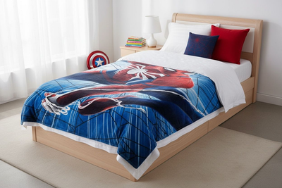Kids Premium Spiderman Ultra Soft Fleece Blanket