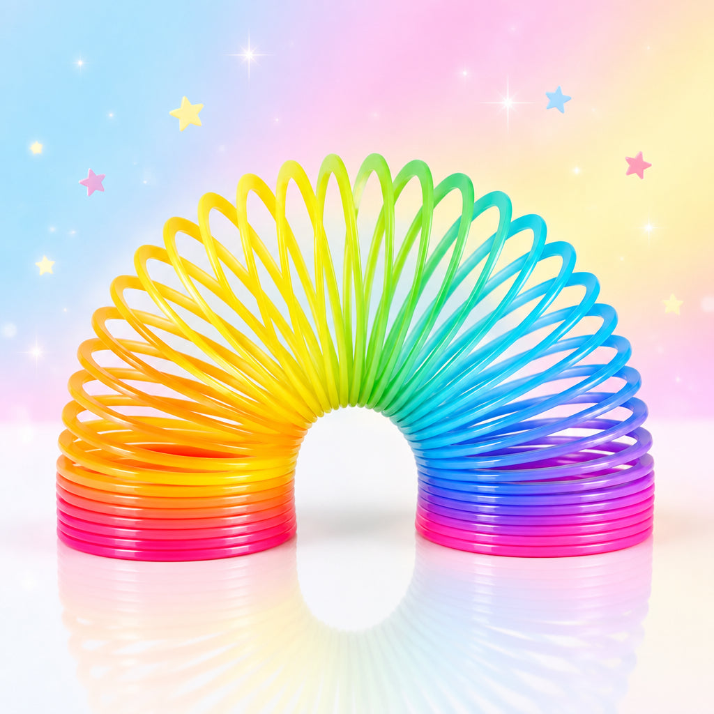 Kids Rainbow Slinky Spring Toy
