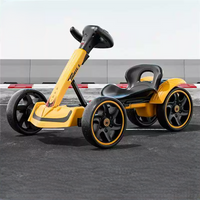 Kids Ride-on Pedal Go Kart - Yellow