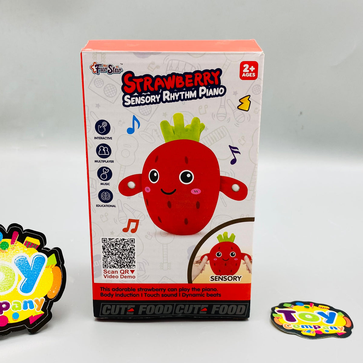 Kids Strawberry Sensory Rhythm Toy