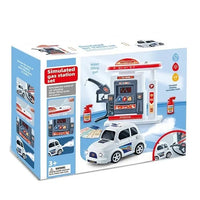 Kids Simulated Petrol Station & Police Smoke Car