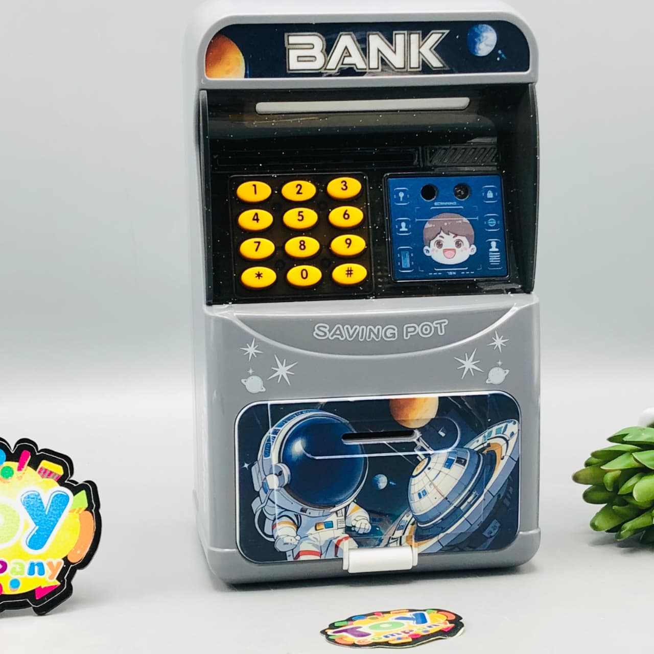 Kids Space Themed Password & Face Recognition ATM Machine