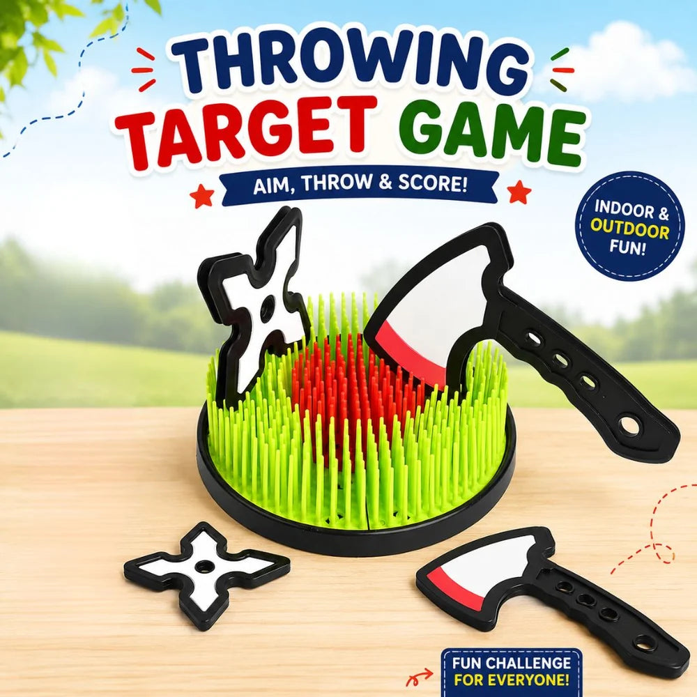 Manual Kids Throwing Target Dart Game Set