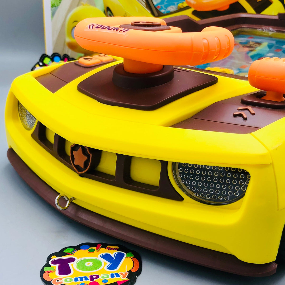 Duck Themed Car Racing Adventure Steering Wheel