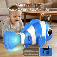 Electric Induction Swinging Musical Clown Fish With Lights