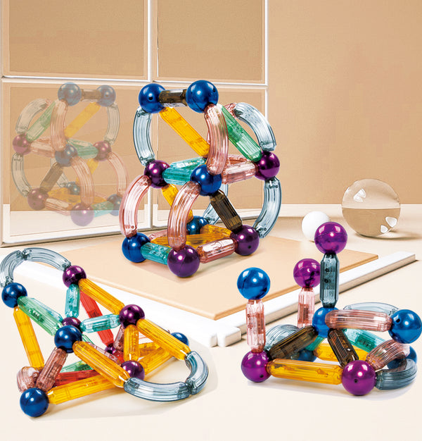68 Pcs Magnetic Sticks Blocks