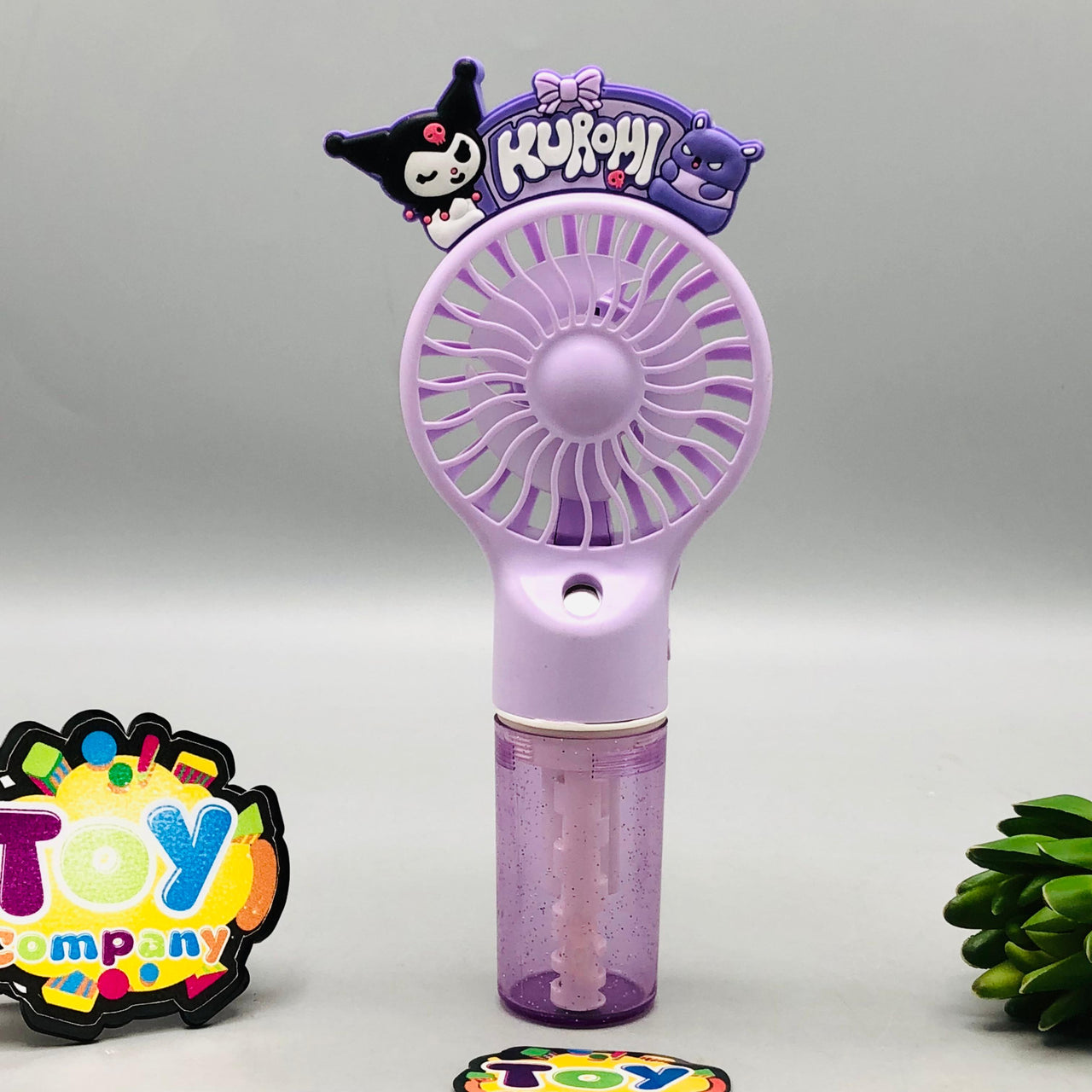 7" Rechargeable Kuromi Theme Cool Mist Fan