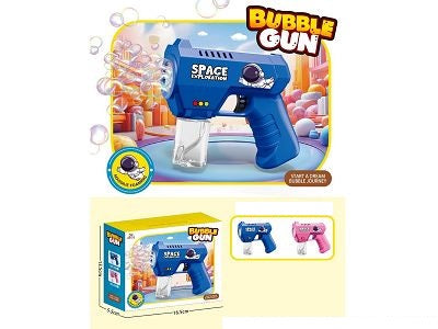 8 Holes Mini Space Exploration Colorful Bubble Gun