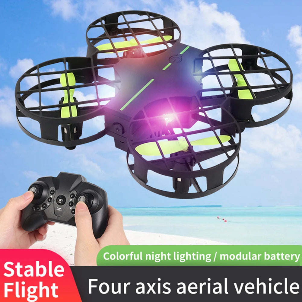 RC Mini 6-Axis LED Lights Rotating Drone