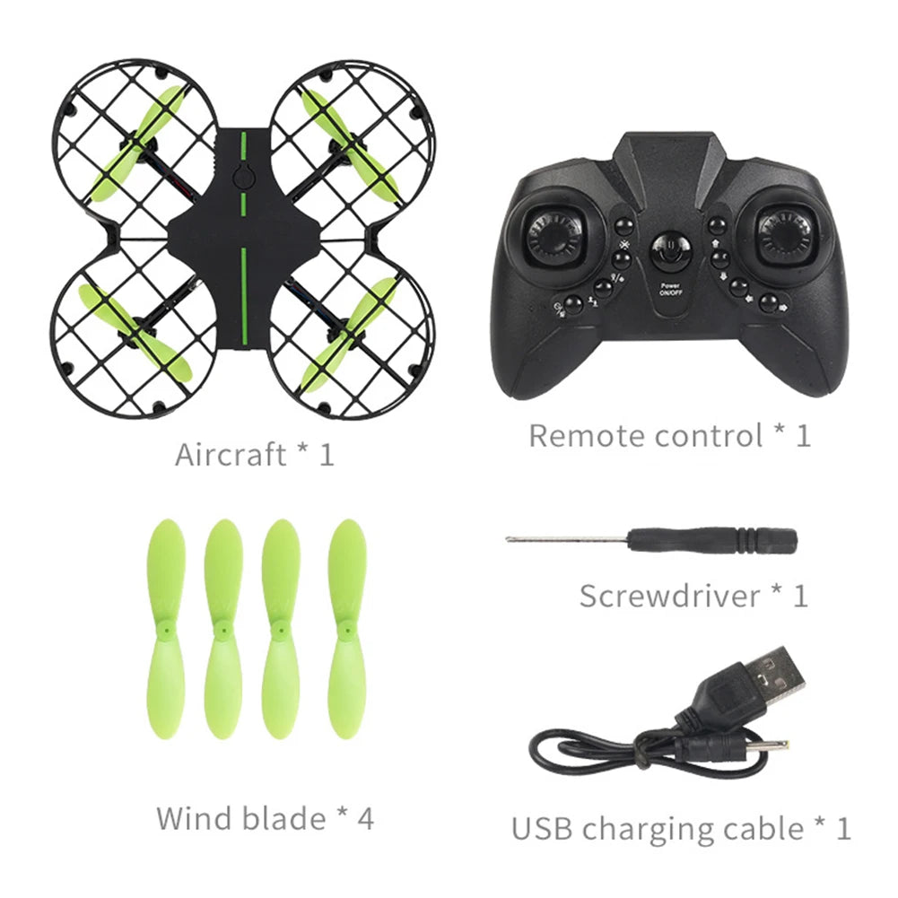 RC Mini 6-Axis LED Lights Rotating Drone