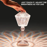 Thumbnail for Rose Diamond Table Lamp-USB Charging & Touchable