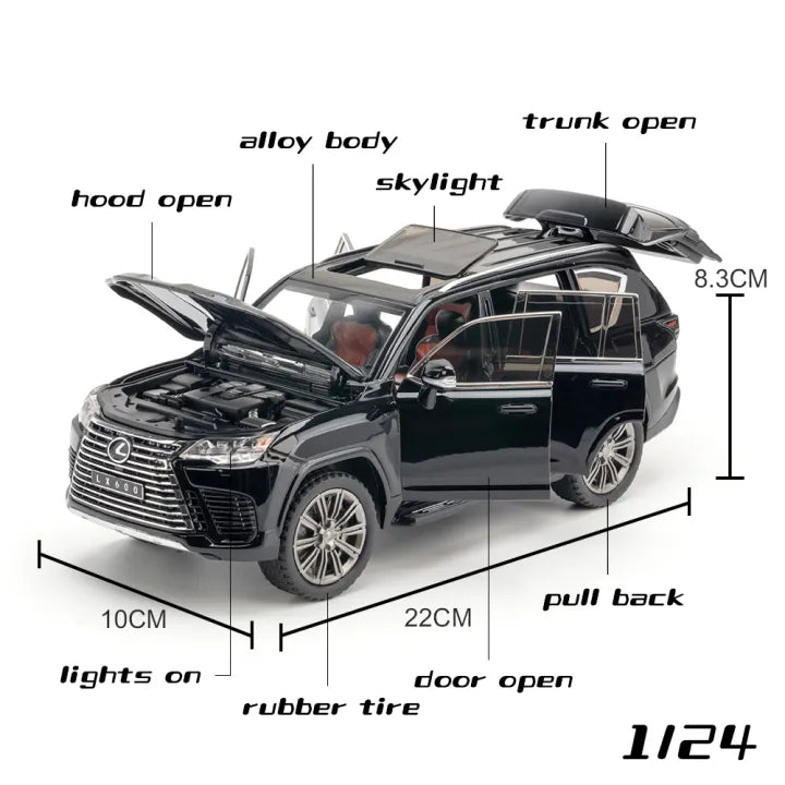 1:24 Diecast Lexus LX600 Model Car