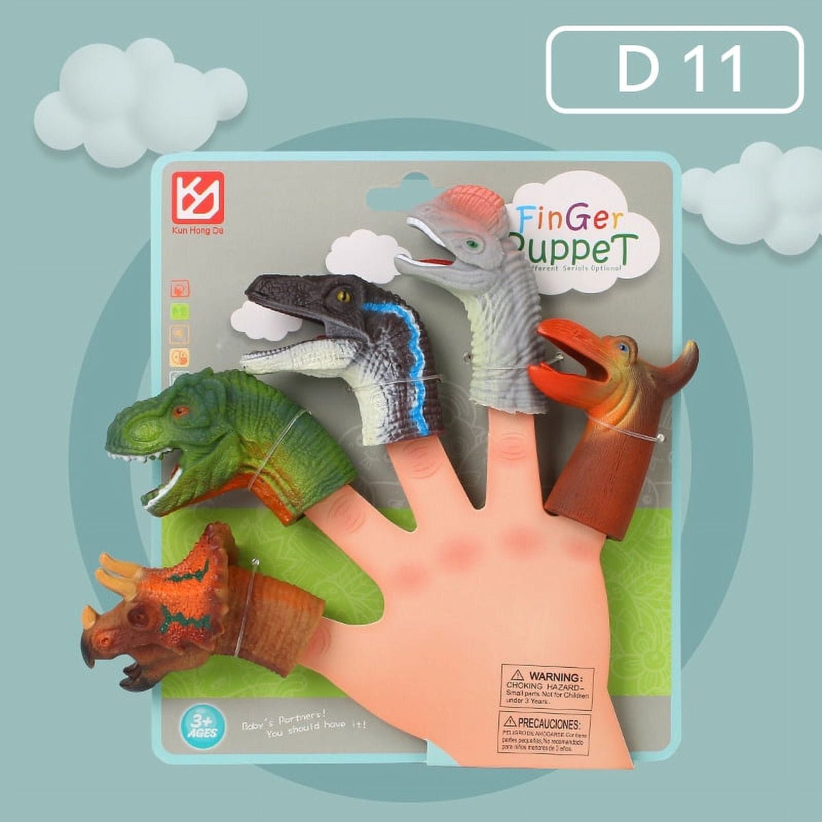 5Pcs Dinosaur Themed Finger Puppet