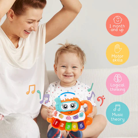 Multi-Function Octopus Piano Toy