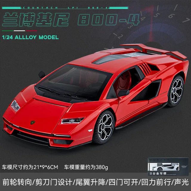 1:24 Diecast Lamborghini Countach LPI 800-4