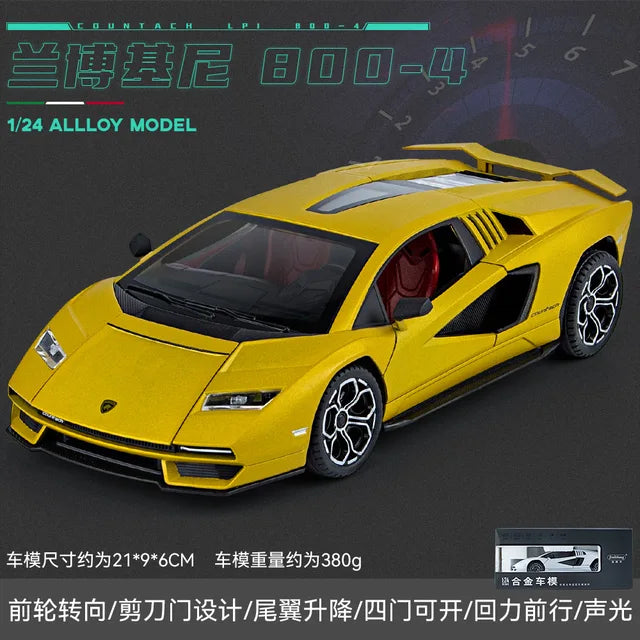 1:24 Diecast Lamborghini Countach LPI 800-4
