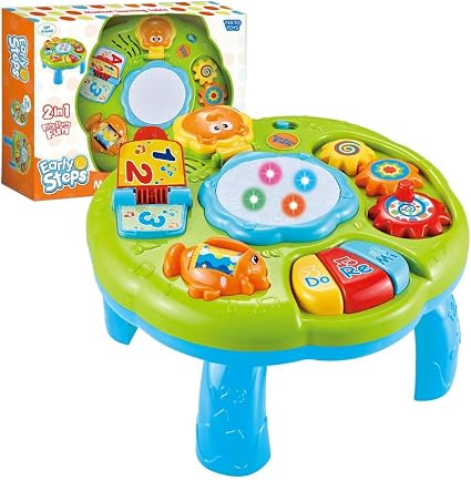 2in1 Musical Learning Table With Light & Sound