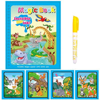 Magic Book With Invisible Ink Water Pen - Assortment