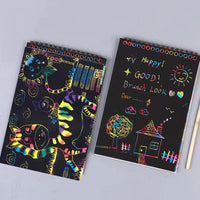 Scratch Notebook With Wooden Stick
