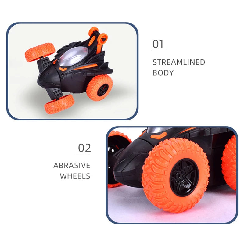 Battery Operated Stunt Dumper Car With Light & Sound