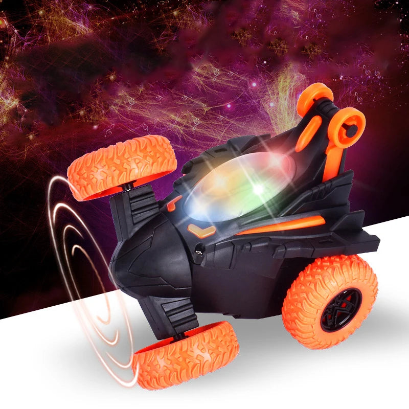 Battery Operated Stunt Dumper Car With Light & Sound