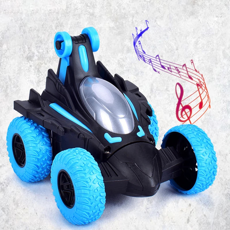 Battery Operated Stunt Dumper Car With Light & Sound