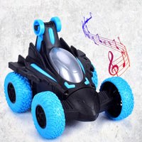 Battery Operated Stunt Dumper Car With Light & Sound