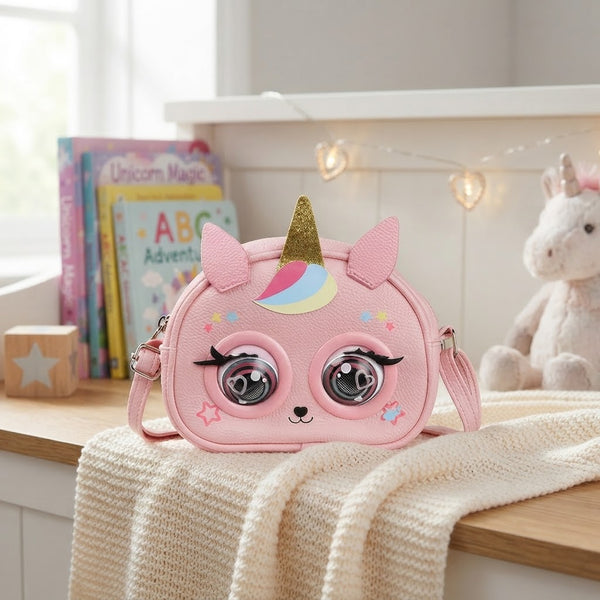 Little Winking Elf Cute Unicorn Backpack