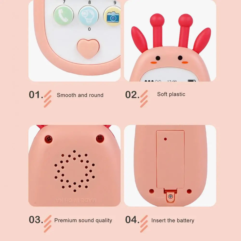 Giraffe Design Kids Musical Puzzle Mobile Phone