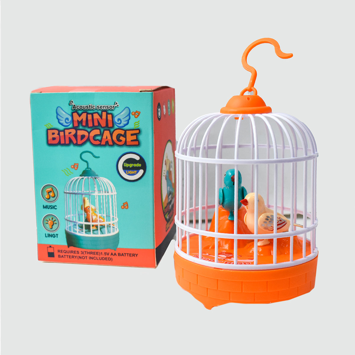 Electric Induction Mini Bird Cage With Light & Sound