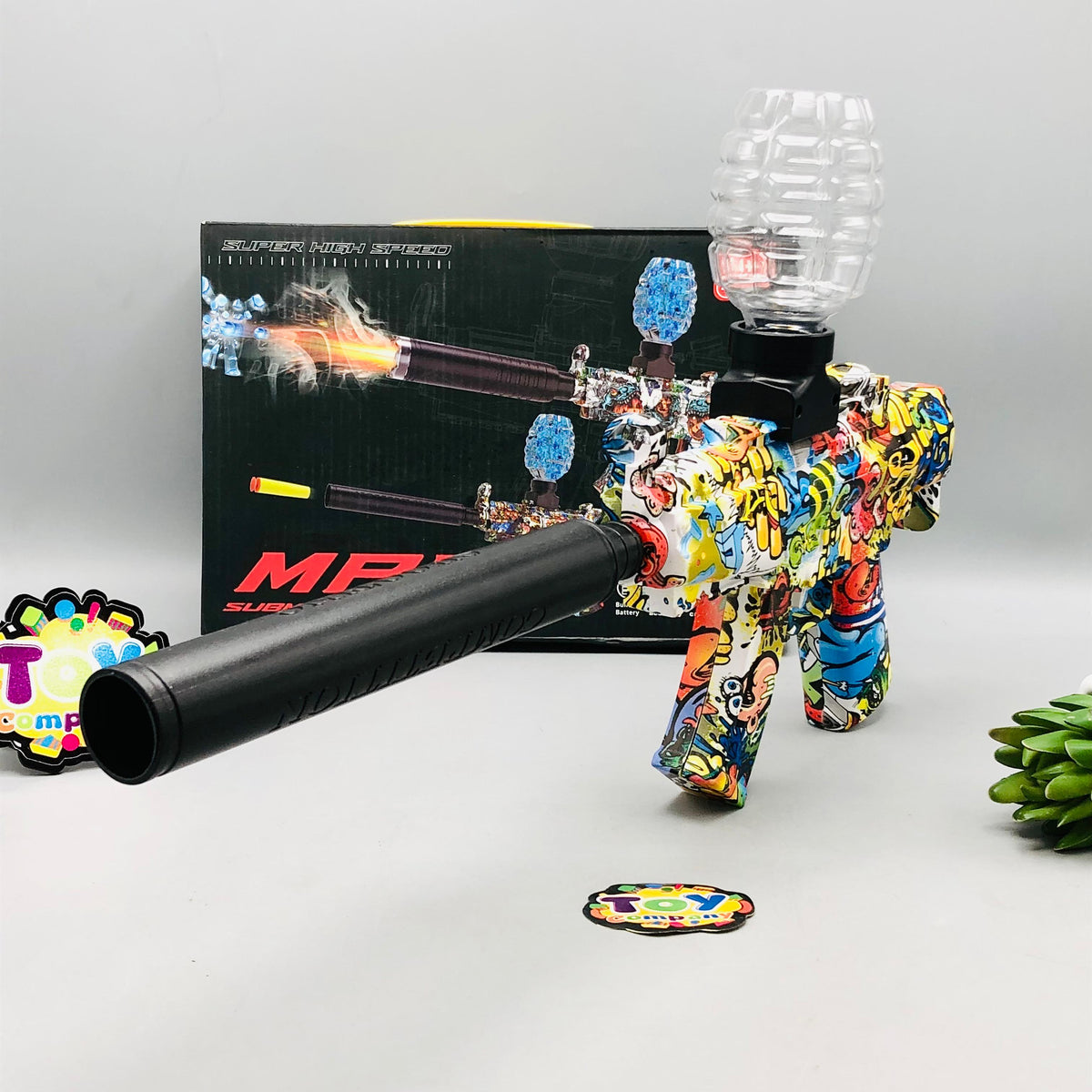 Rechargeable MP5 Submachine Gel Blaster Shooting Gun