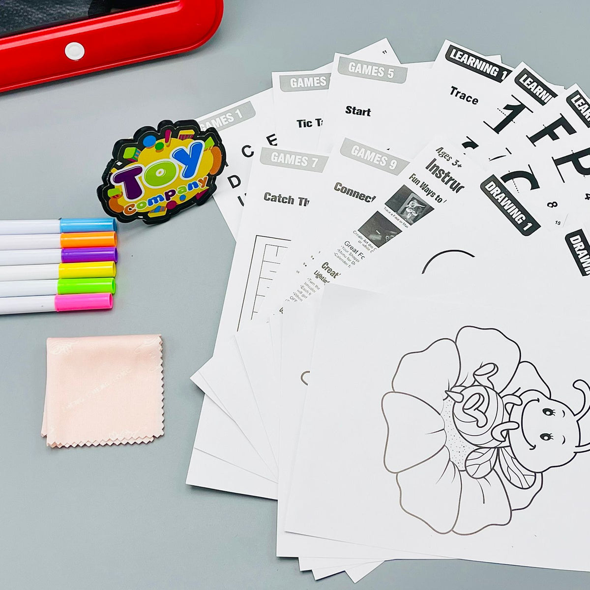 3D Kids Light-up Writing Tablet