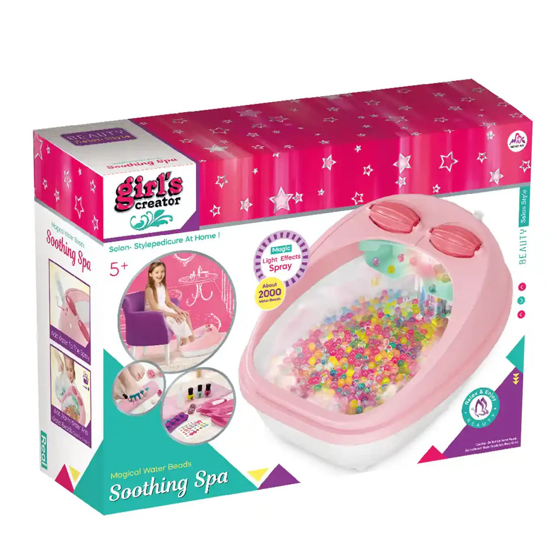 13Pcs Realistic Girls Magical Water Beads Soothing Foot Spa