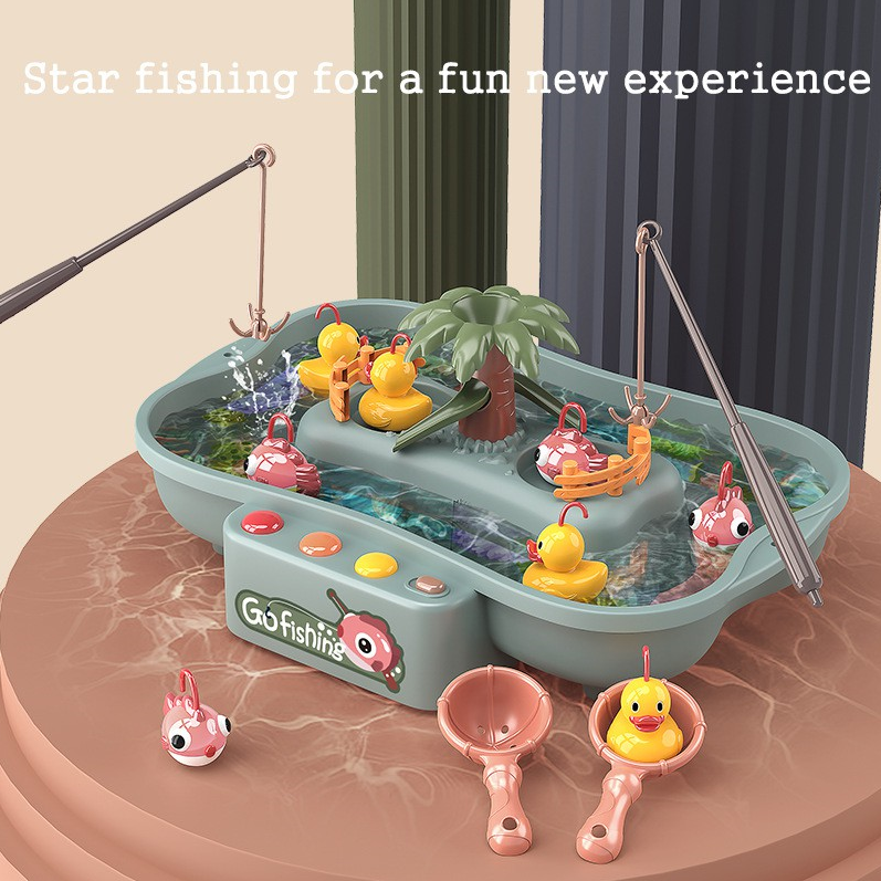 21 Pcs Electric Go Fishing Game