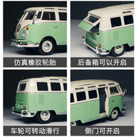 Maisto 1:25 Diecast Volkswagen Van Samba - Green