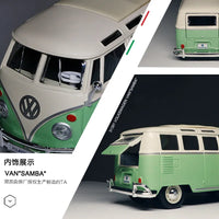 Maisto 1:25 Diecast Volkswagen Van Samba - Green