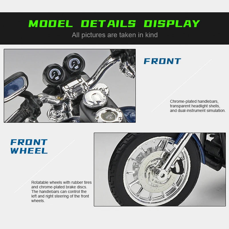 Maisto 1:12 Harley Davidson 2004 DYNA Super Glide Bike