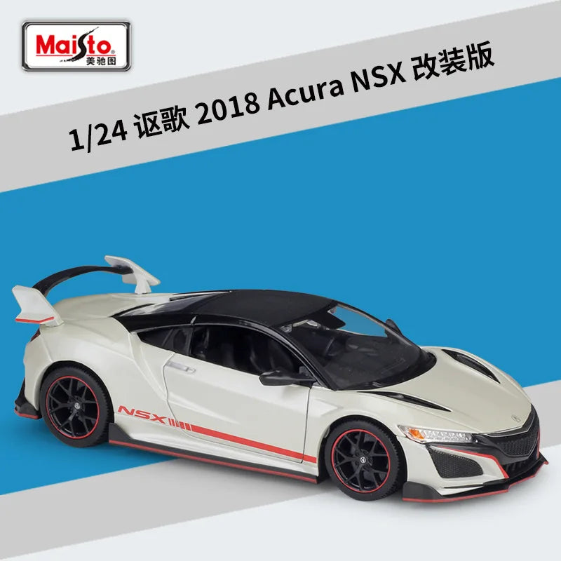 Maisto 1:24 Diecast 2018 Acura NSX Model Car
