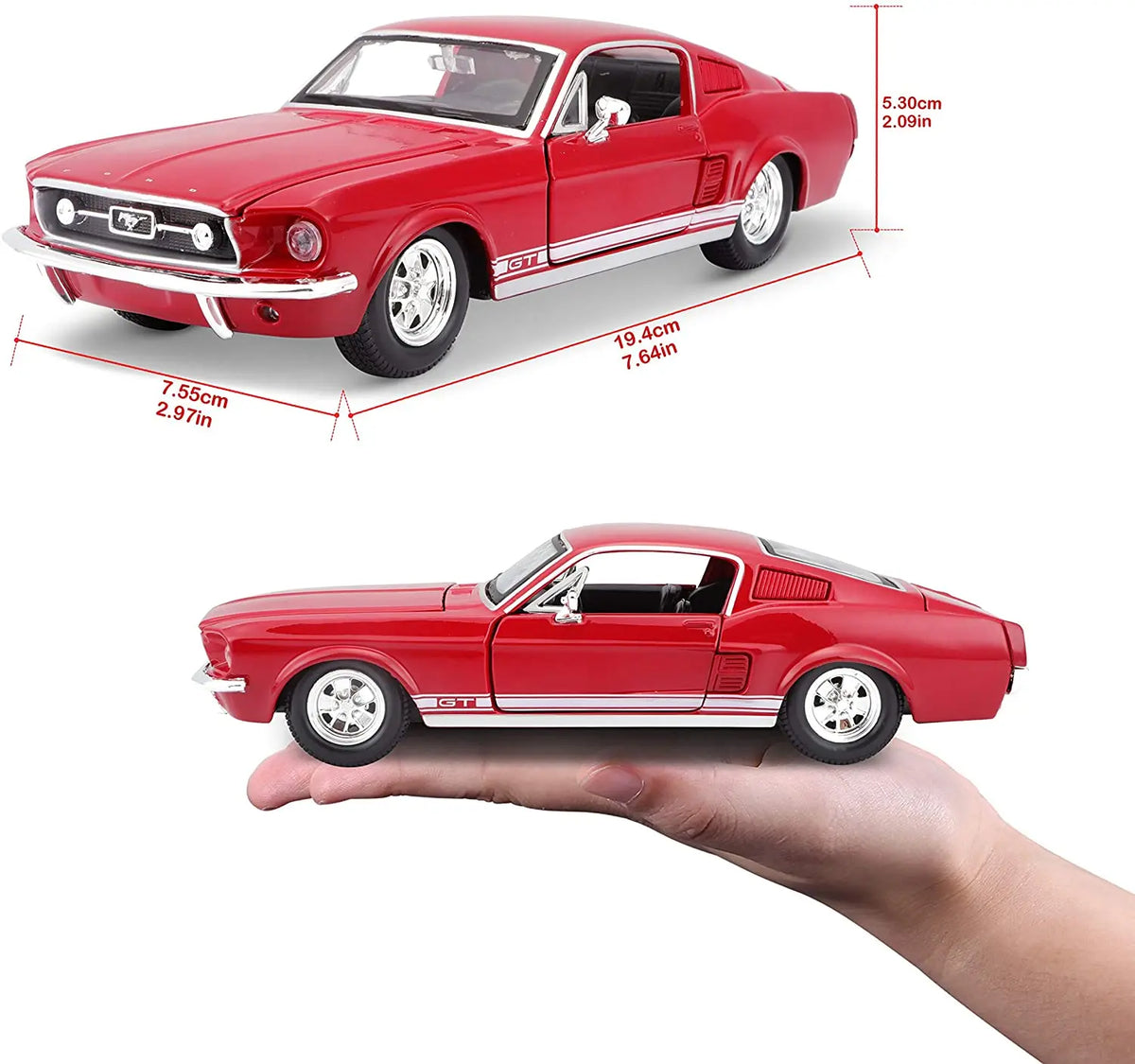 1:24 Maisto 1967 Ford Mustang GT Model Car