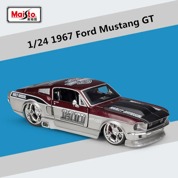 Maisto 1:24 Harley Davidson 1967 Ford Mustang GT