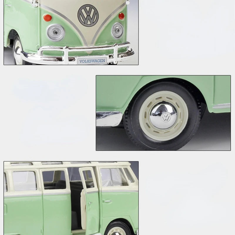 Maisto 1:25 Diecast Volkswagen Van Samba - Green
