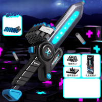 Manual Kids Soft Bullet Sword With Lights