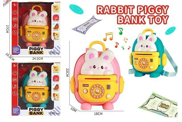 Manual Rabbit Theme ATM Backpack With Light & Music