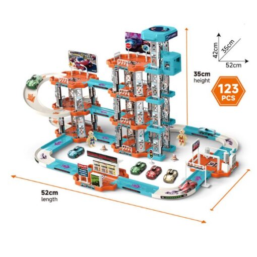 123Pcs DIY Manual Track x Drive Car Track Set
