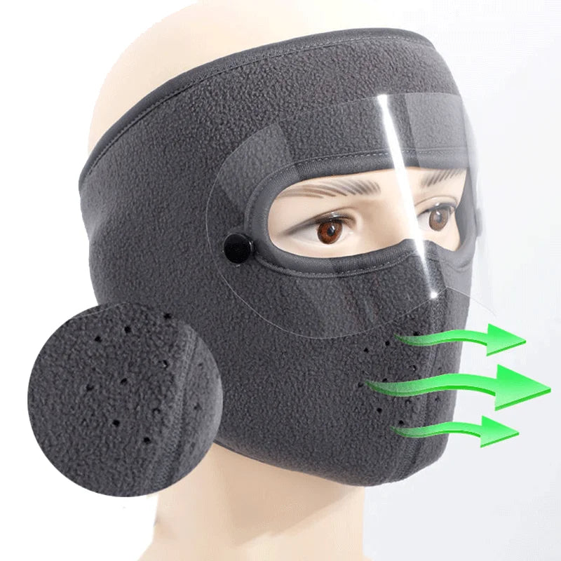 Breathable Stylish Winter Mask With Anti-Fog Googles