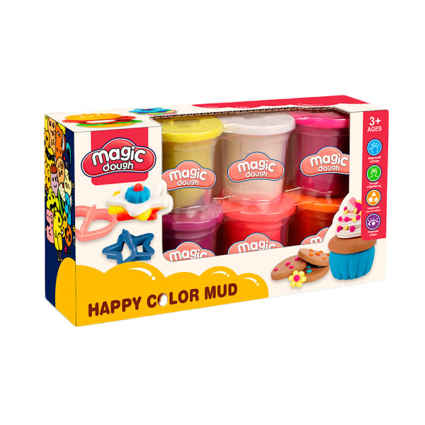 Kids Colorful Magic Play Dough Set