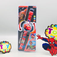 McQueen Theme Kids Digital Watch With Lights