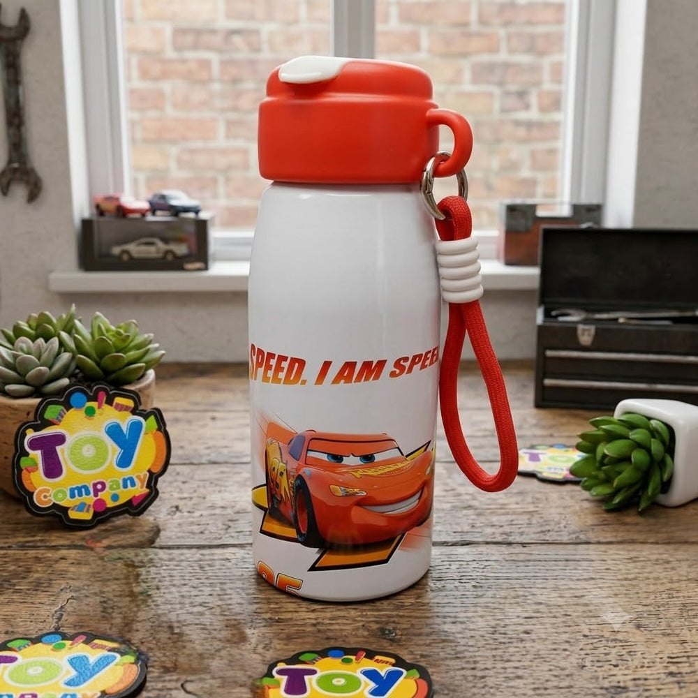 McQueen Themed Kids Steel Water Bottle