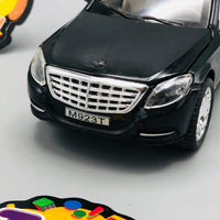 1:24 Diecast Mercedes Limousine Model Car Black - Minor Fault